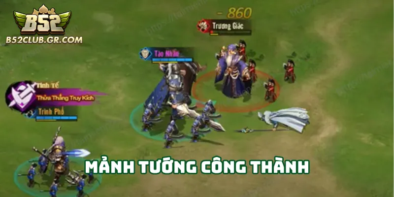 Mảnh Tướng Công Thành hệ thống tướng phong phú khắc chế